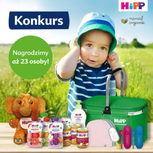 Konkurs "Wakacje 2021 z tubkami HiPP"