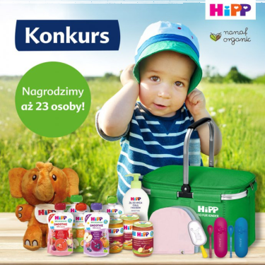 Konkurs "Wakacje 2021 z tubkami HiPP"