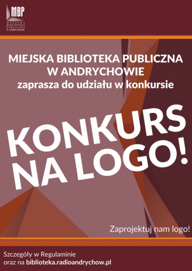 Konkurs na logo Miejskiej Biblioteki Publicznej w Andrychowie