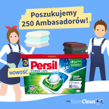 Konkurs "POSZUKUJEMY 250 Ambasadorów Persil Power Caps"