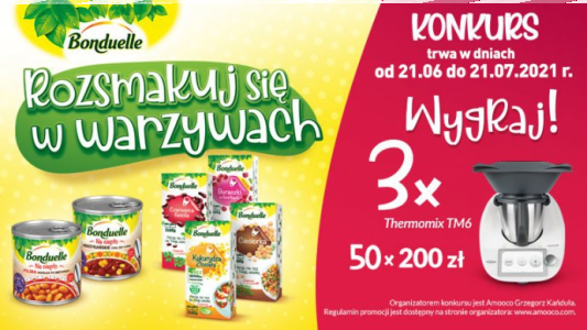 Konkurs "Rozsmakuj się w warzywach" Bonduelle Lidl