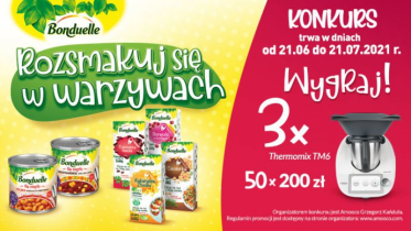 Konkurs "Rozsmakuj się w warzywach" Bonduelle Lidl
