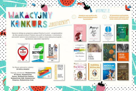 Konkurs "Opisz swoje wakacyjne przygody i wygraj książkę"