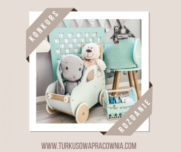 Wygraj ręcznie malowany pchaczyk autko