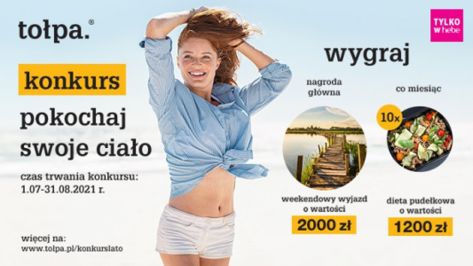 Konkurs "Pokochaj swoje ciało - Tołpa" Hebe
