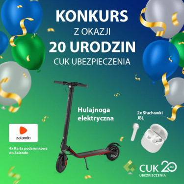 Urodzinowy konkurs CUK Ubezpieczenia
