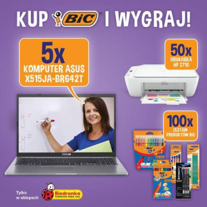 Konkurs "Powrót do szkoły z BIC w Biedronce"