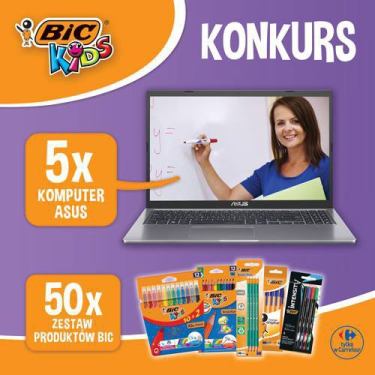 Konkurs "Powrót do szkoły z BIC w Carrefour"
