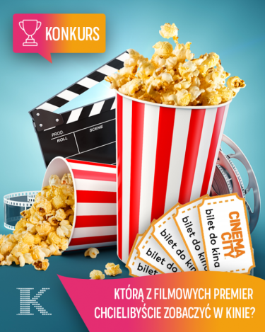 Kraków: Wygraj podwójne zaproszenie na film 2D do Cinema City w Galerii Kazimierz