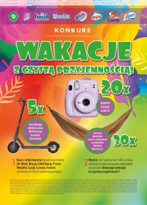 Konkurs "Wakacje z czystą przyjemnością" Intermarche