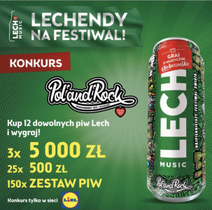 Konkurs "LECHENDY NA FESTIWAL" Lidl