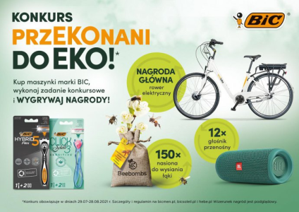 Konkurs "PrzEKOnani do EKO!" BIC Hebe