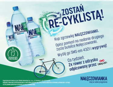 Konkurs "Nałęczowianka ZOSTAŃ RE-CYKLISTĄ" Carrefour