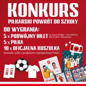 Konkurs "Piłkarski powrót do szkoły" Biedronka