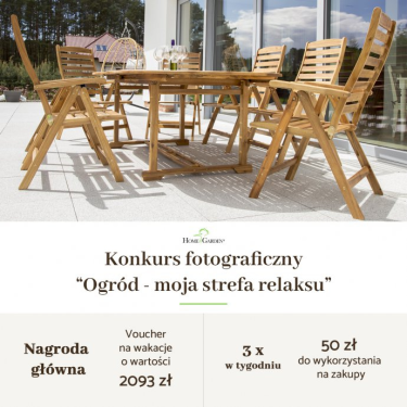 Konkurs "Ogród - moja strefa relaksu"