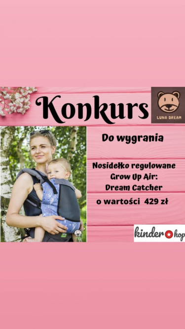 Wygraj nosidło turystyczne dla dzieci