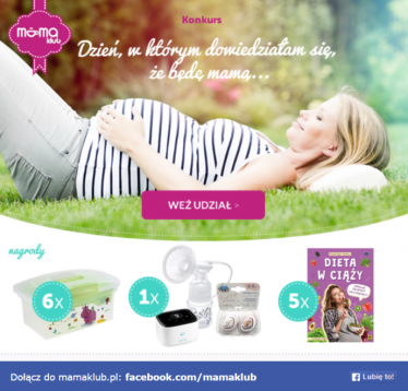 Konkurs "Dzień, w którym dowiedziałam się, że będę mamą..."