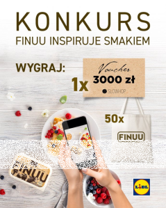 Konkurs "Finuu inspiruje smakiem" Lidl
