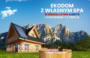 Loteria "Almette - EKO DOM Z WŁASNYM SPA"