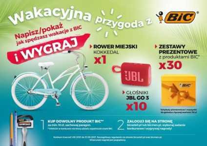 Konkurs "Wakacyjna przygoda z BIC" Ruch