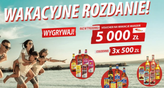 Loteria "Wakacyjne rozdanie" Intermarche, Kaufland, Polo Market, Twój Market, Shake Group, Betmag