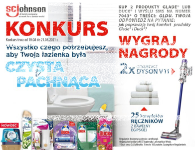 Konkursy "CZYSTA i PACHNĄCA – Zadbamy o Twój komfort!" Carrefour