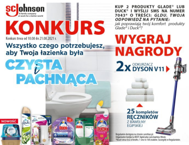 Konkursy "CZYSTA i PACHNĄCA – Zadbamy o Twój komfort!" Carrefour