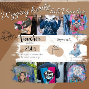 Wygraj ręcznie malowaną kurtkę lub voucher