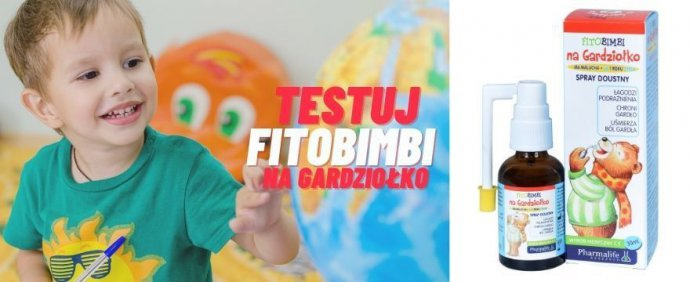 Konkurs "TESTOWANIE: wypróbuj FITOBIMBI - spray na gardło już od 1. roku życia"