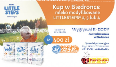 Konkurs "LITTLE STEPS oraz Biedronka"