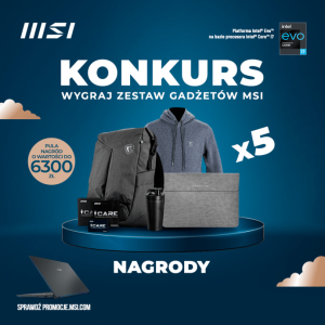 Wygraj PAKIET GADŻETÓW w konkursie MSI!