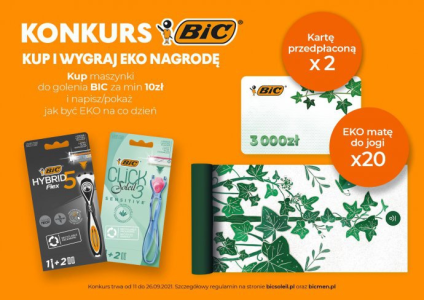 Konkurs ''BIC-jak być EKO na codzień" Rossmann