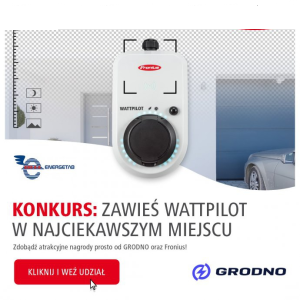Konkurs "Zawieś Fronius Wattpilot w najciekawszym miejscu"