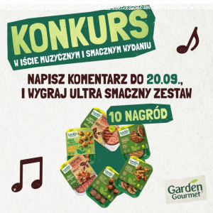 Konkurs "Powakacyjne hity od Garden Gourme"