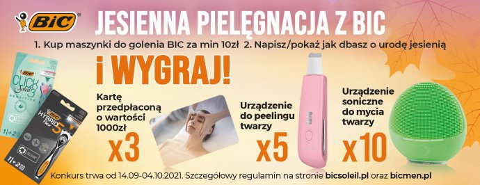 Konkurs "Jesienna pielęgnacja z BIC" Carrefour