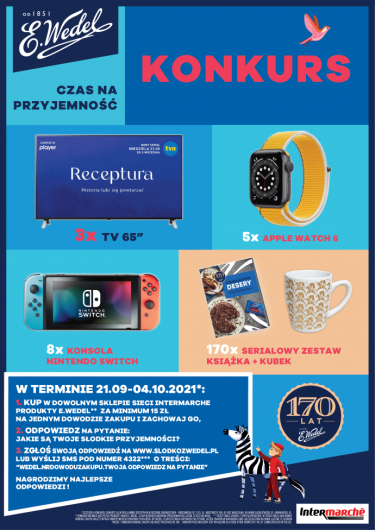 Konkurs "Słodko z Wedel" Intermarche