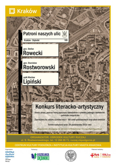 Konkurs literacko-artystyczny o tematyce historycznej "Patroni naszych ulic"