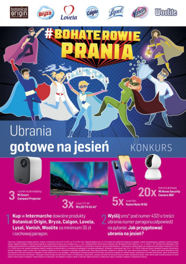 Konkurs "Ubrania gotowe na jesień" Intermarche