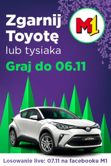 Loteria "Zgarnij Toyotę lub tysiaka"