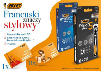 Konkurs "Francuski znaczy stylowy" BIC E. Leclerc