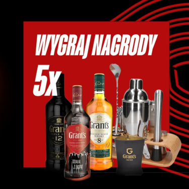 Konkurs "#działajzekipą i wygraj Grant's Whisky" 18+