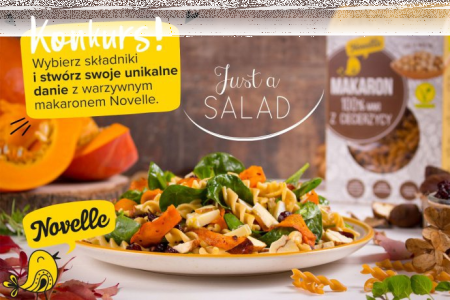 Konkurs "Wybierz składniki i stwórz swoją unikalną potrawę z makronem Novelle"