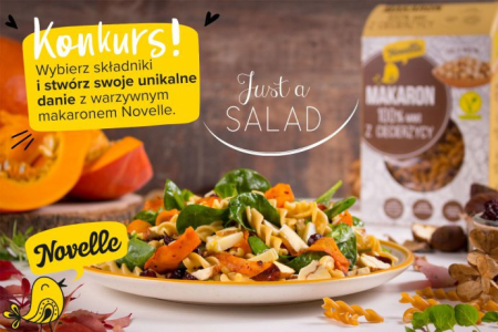 Konkurs "Wybierz składniki i stwórz swoją unikalną potrawę z makronem Novelle"