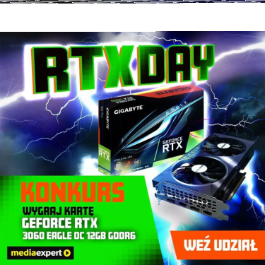 Wygraj kartę graficzną RTX! do godz. 10:00