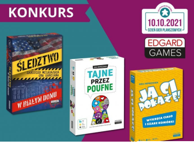 Wygraj gry od Edgard Games z okazji Dnia Gier Planszowych!