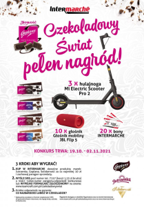 Konkurs "Czekoladowy świat pełen nagród" Intermarche