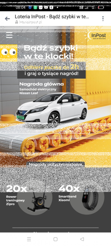 Loteria "InPost - Bądź szybki w te klocki"