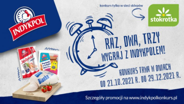 Konkurs "Raz, dwa, trzy – wygraj z Indykpolem" Stokrotka, etapy