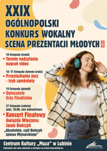 XXIX Ogólnipolski Konkurs Wokalny "SCENA PREZENTACJI MŁODYCH"