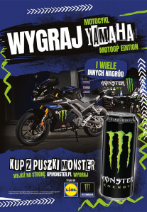 Konkurs "Wygraj Motocykl Monster Yamaha" Monster Lidl